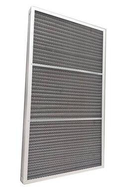 交叉折叠铝网板式过滤器金器属网初效过滤G横1G2G3纵G4除PVM尘滤