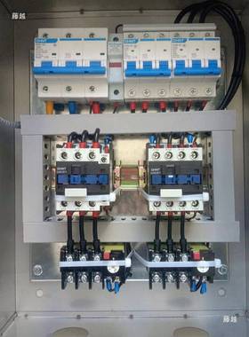 不锈钢室内电机启停水多路控自动制箱相AC380V风tj#sdlol机三泵配