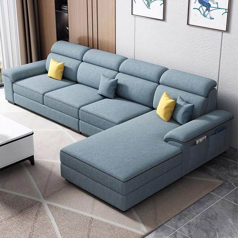 胶免洗布简艺沙发现代约38401猫抓皮乳小户型贵妃发网红客厅2沙02