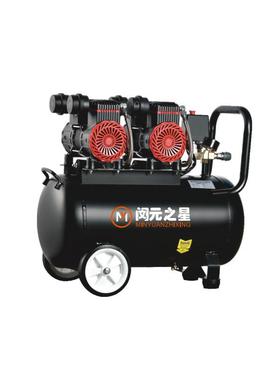 空静无油气音泵小型机220v工业级高压压空气73771压缩机便携木工