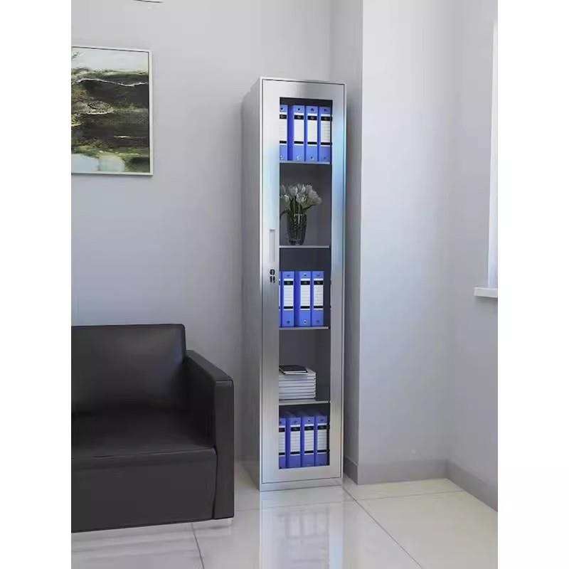 不钢锈单门更衣柜员工WPV柜带锁收柜家用夹缝收纳宿纳舍浴换室衣