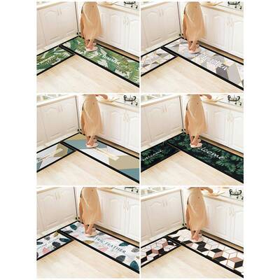 厨房地垫吸吸23037油防滑卫生间长耐条垫子家用门垫脚脏垫卧室水