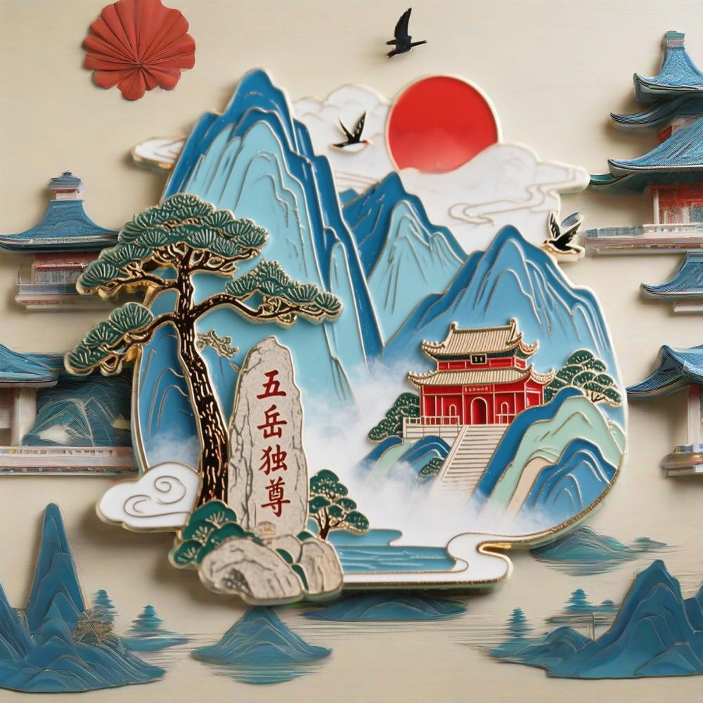 泰山金属磁吸创意冰箱贴