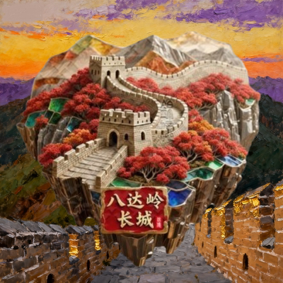 北京长城八达岭旅游冰箱贴