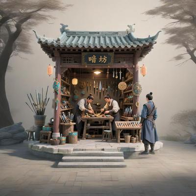 开封武侠城暗访冰箱贴