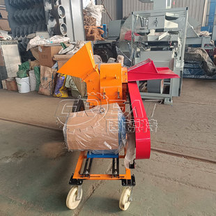 吹料木屑树枝粉碎机 小型构树枝粉碎机 平菇菌棒木屑粉碎机