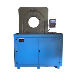 供应法兰盘弯头扣压机大口径弯接头压管机复合管缩头机