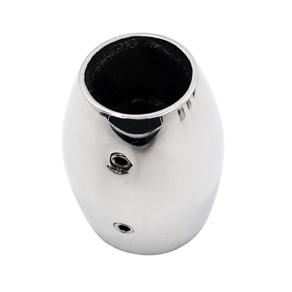 316不锈钢90度圆旗杆座船用五金配件 栏杆底座游艇配件厂家直销