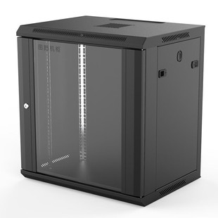 图腾墙柜W26612网络机柜6/9U挂墙柜19英寸图腾挂柜15/18U深590mm