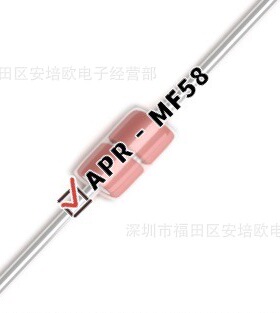 NTC热敏电阻 玻封MF58-103J 二极管封装 10KΩ±5％B值3950K3435K