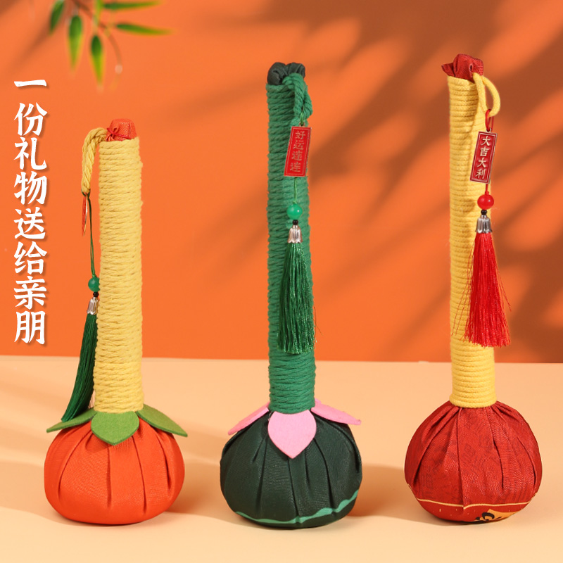 艾草锤diy材料包手工敲打养生锤手作中药锤重阳节礼物沙龙活动