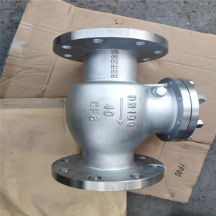 H44W-16P DN32不锈钢阀门旋启式法兰止回阀管道压力单向逆止阀