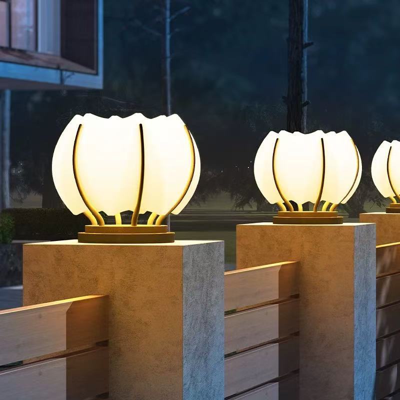户外太阳能庭院别墅柱头灯