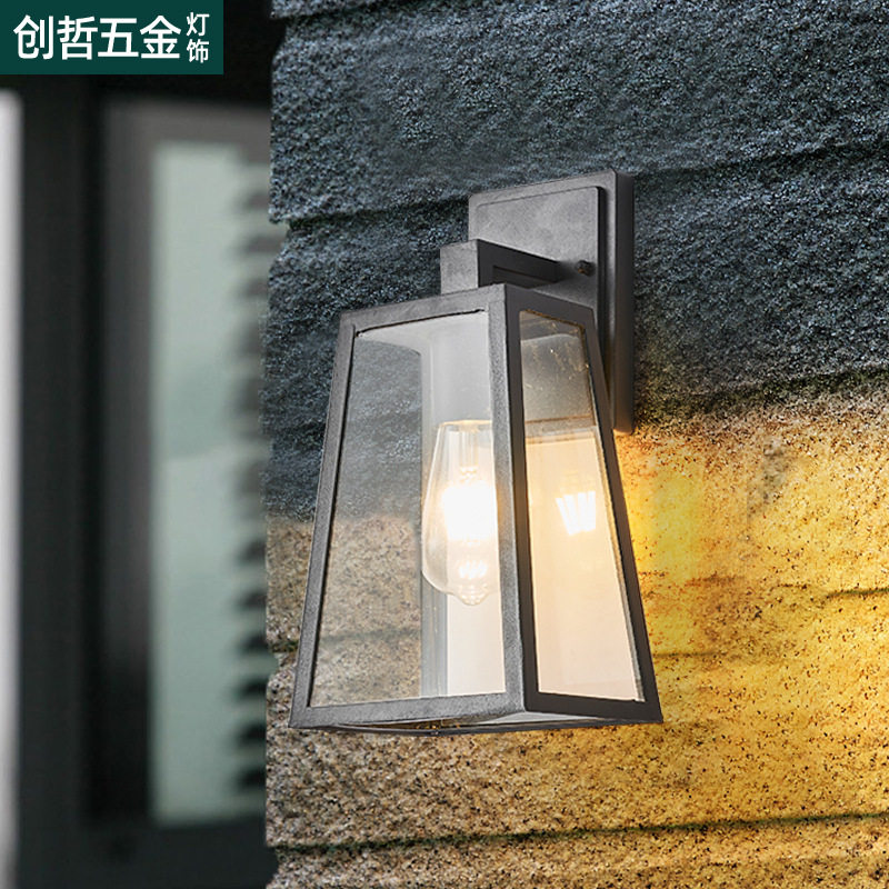 复古极简防水LED室内外壁灯