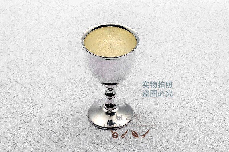 304不锈钢白酒杯迷你小酒杯酒瓶高脚杯中式红酒杯套装餐具