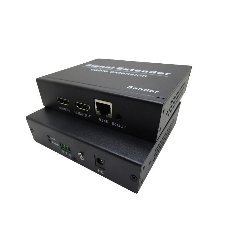 朗恒HDE-200D传输200米HDMI延长器转RJ45传输 支持局域网一发多收