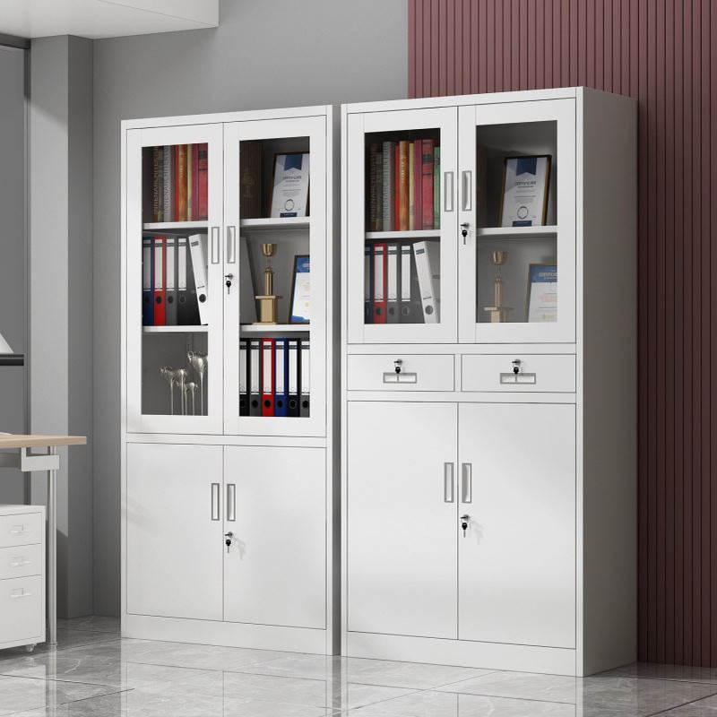 青岛文件柜资料柜办公室铁皮柜储物柜财务凭证柜钢制凭证档案柜