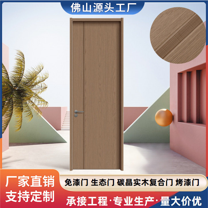 厂家直销碳晶隔音抗压免漆室内门