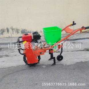 双行汽油播种机 手扶式玉米耘播茶园施肥机