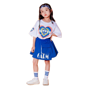 儿童啦啦队服装幼儿园舞蹈表演服