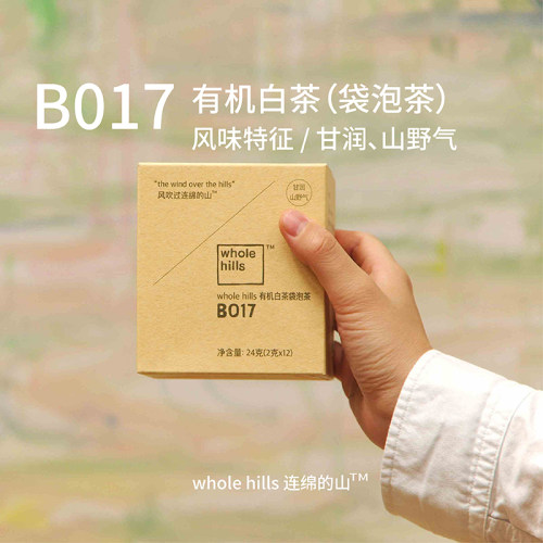 有机白茶袋泡茶甘润山野气