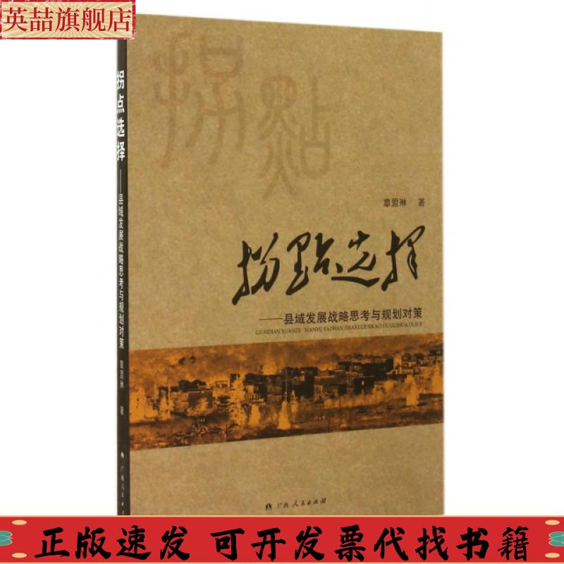 正版图书 拐点选择县域发展战略思考与规划对策覃萌琳广西人民出版社