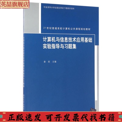 【正版书包邮】计算机与信息技术应用基础实验指导与习题集娄岩清华大学出版社