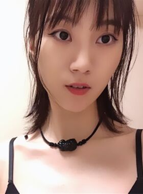 极速天然彩眼黑曜石情侣貔貅项链颜九同款吊坠男抖音网红女锁骨链