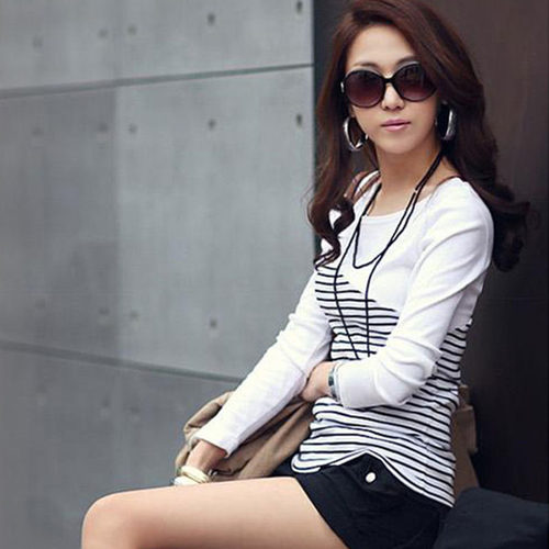 好货Spring-autumn fashion new temperament all-match Slim pul