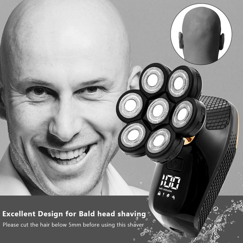 好货New Shaver For Men 7D Independently 7 Cutter Floating He
