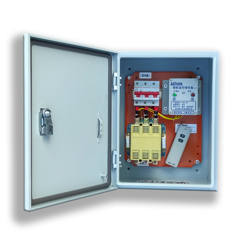 凯元大功率遥控开关4000米遥控电闸30KW50KW100KW防雨不锈钢电箱
