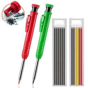 Set Pencil Carpenter Mechanical Sharpener Built 极速Solid