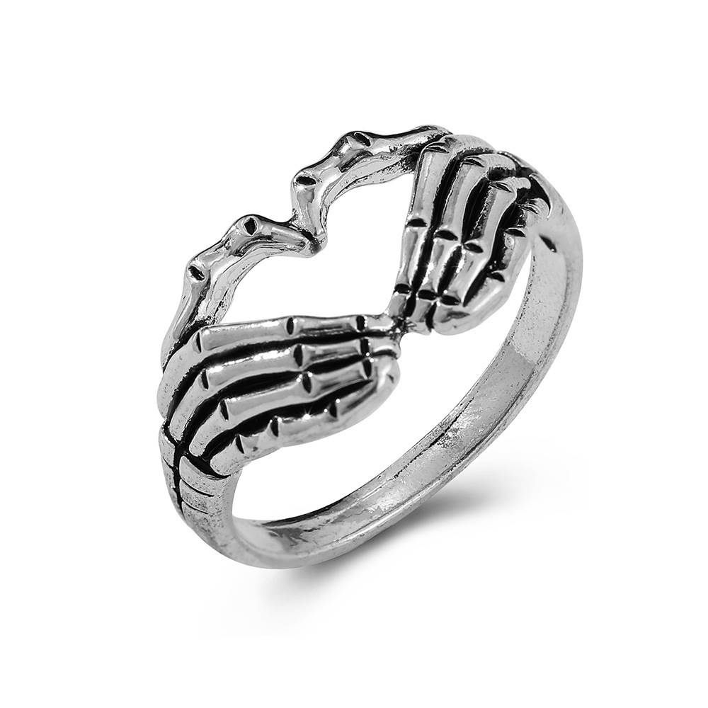 -Retro tendy men and women personality ring punk wind hell g