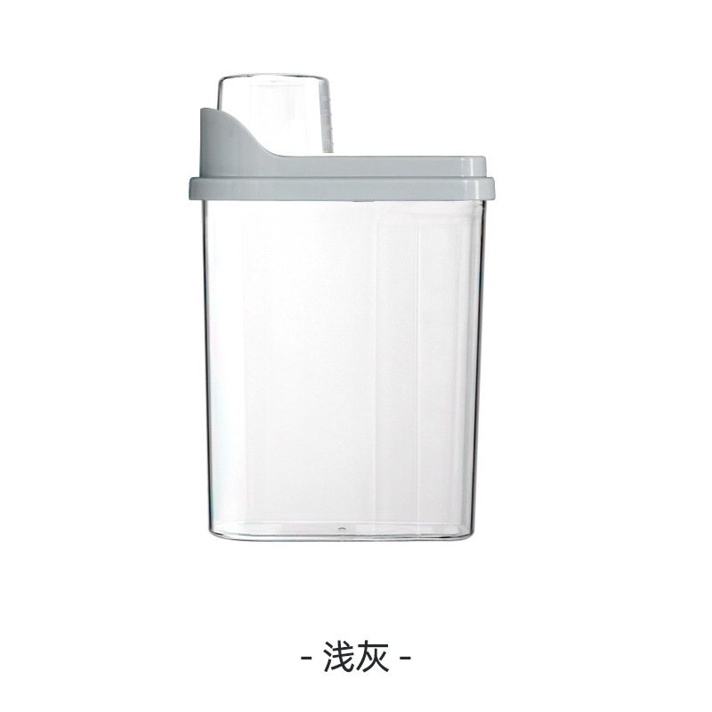 高透明双层密封防潮宠物零食罐储粮桶狗食桶猫粮桶2.5L约装2kg