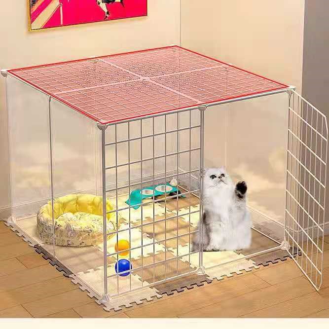 宠物围栏猫笼子室内家用小型犬窝自由组合狗狗栅栏隔离门兔子笼子