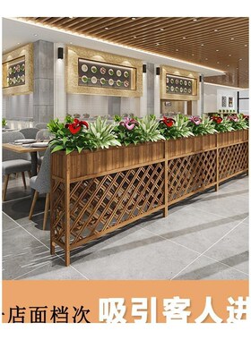 极速Anticorrosive wood outdoor restaurant restaurant partiti