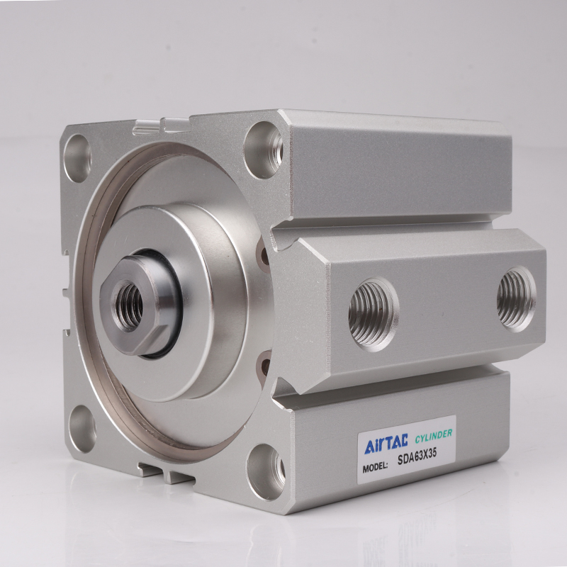 亚德客SDA多位置32双倍力63增压气缸SDAT40X50X80X100X25X75X125S