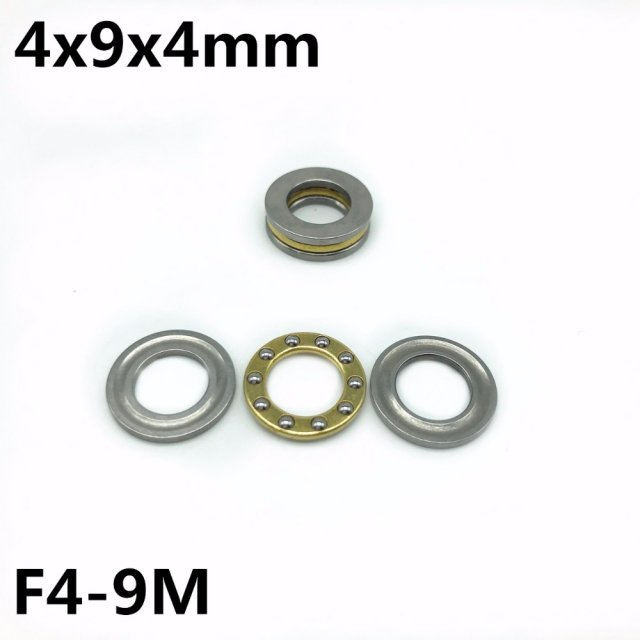 50Pcs F4-9M 4x9x4 mm Axial Ball Thrust Bearing plane thrust