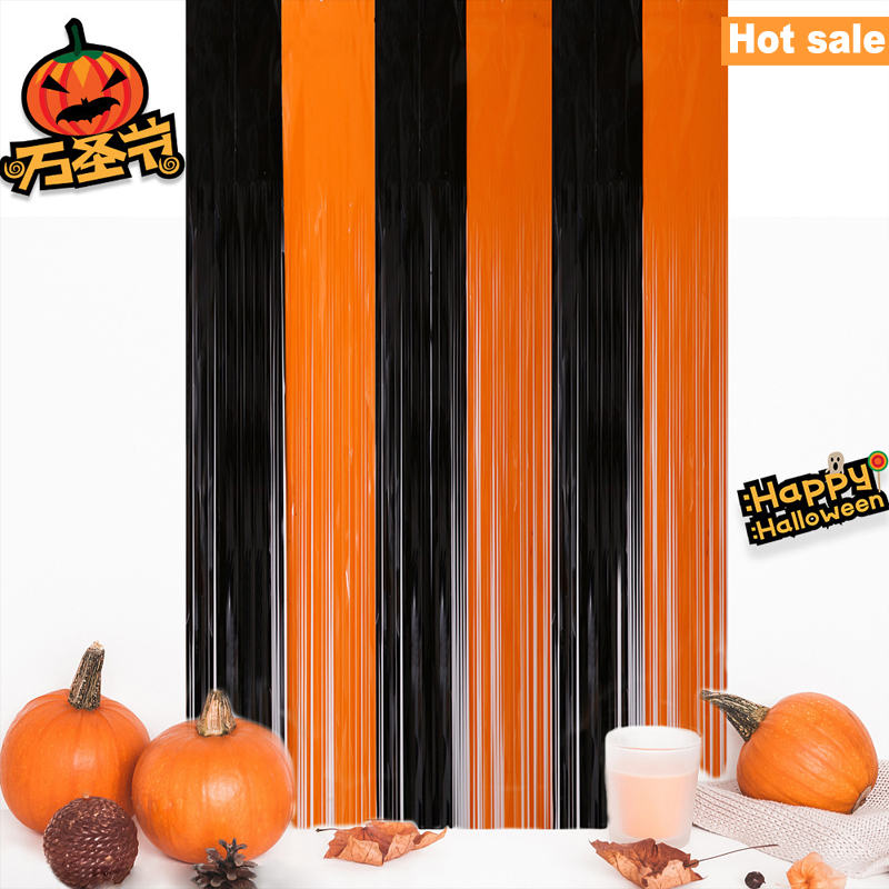 Halloween Rain SILK Decoration Background curtain Party