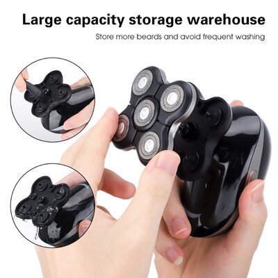 极速5 blade Electric Shaver Men Rechargeable Razor Bald Mach