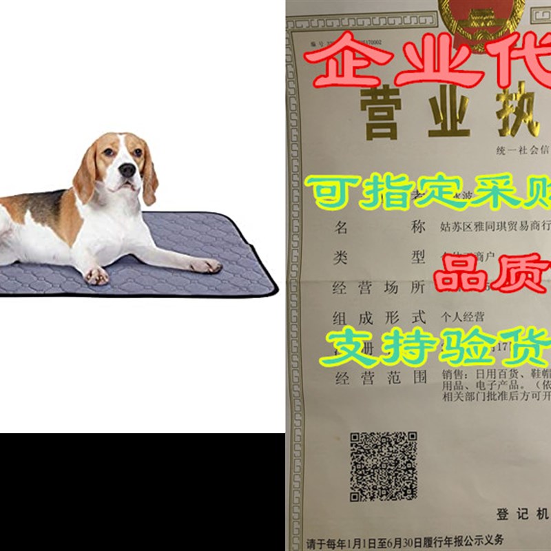 Pecute Dog Pee Pads Reusable Puppy Training Pads 4-Layer