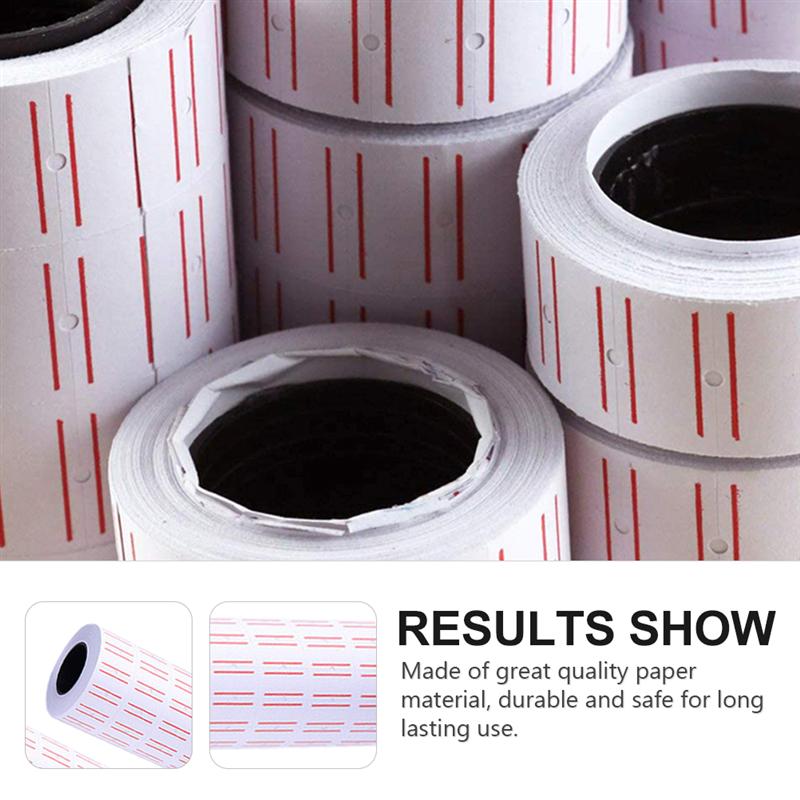 40 Rolls Price Machine Labels Paper Price Marker Label