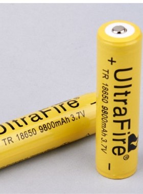 2Pcs 3.7V 18650 9800mAh Li-ion Rechargeable Battery Lithium