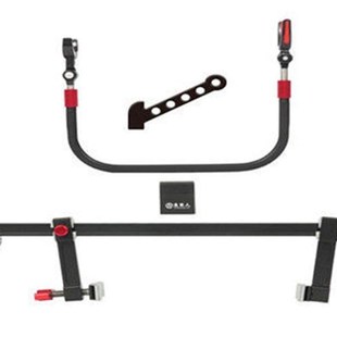 桥钓支架桥筏炮台支架多功能钓鱼支架固定夹式镁铝合金支架配件