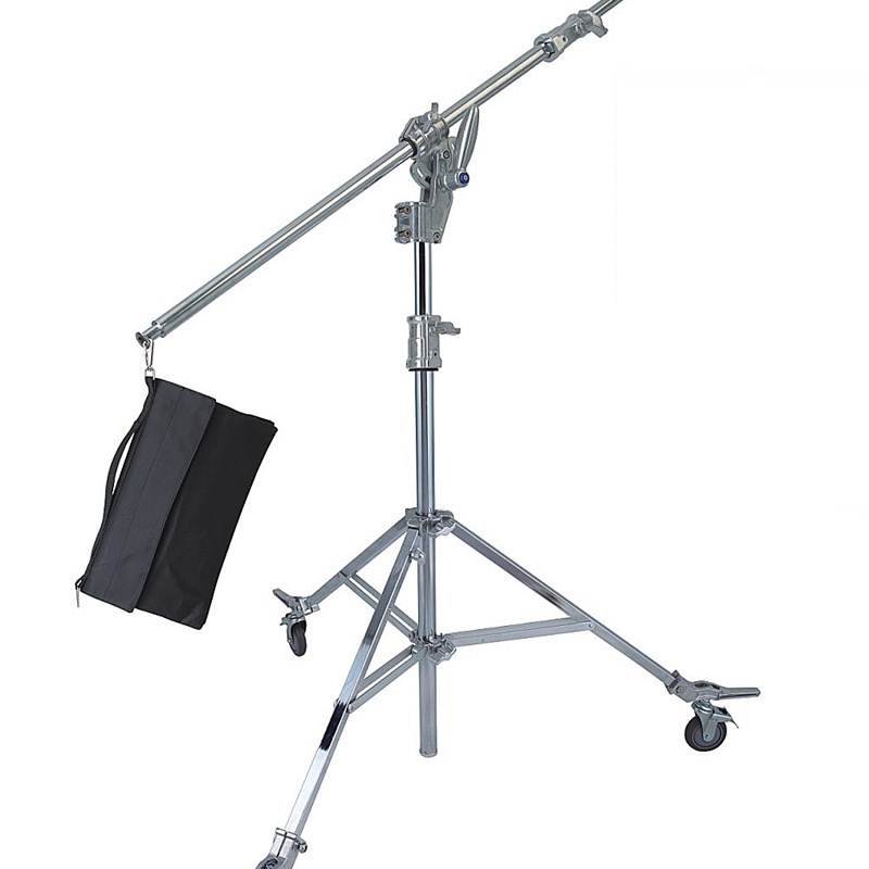 美铿M-7钢制两用加强型斜臂灯架
