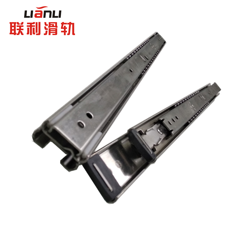 联利35宽不锈钢互锁SSRR36烘烤箱冰柜三节IDC09工业线性滑轨导轨