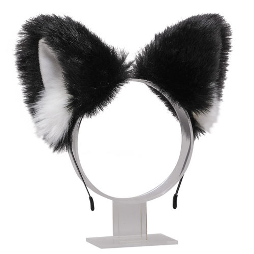 极速Hand made lovely plush animal ear Lolita hair ornament J