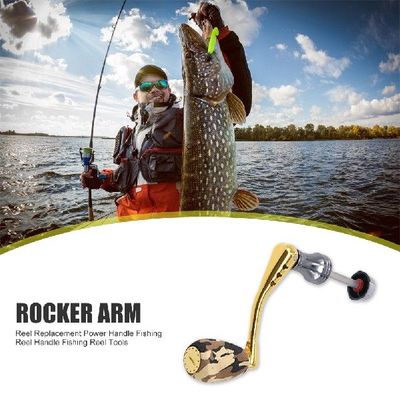 Spinning Wheel Handle Rocker Quad Rod Stainless Steel