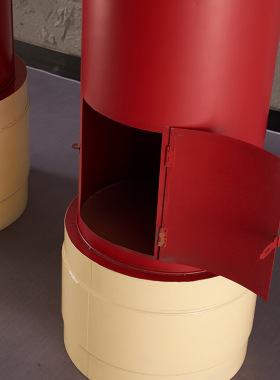 复古邮筒铁艺信箱模型酒吧咖啡馆摆件商场饭厅间布置摆设装