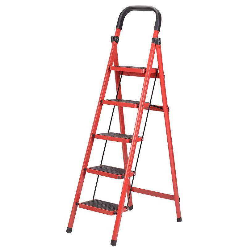 厂家瑞仕达 Restar 家用梯子人字梯五步楼梯加厚防滑折叠梯单侧工